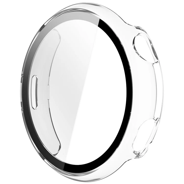 Schützend vivo Watch 5 Hülle mit Displayschutz in Glas und Silikon