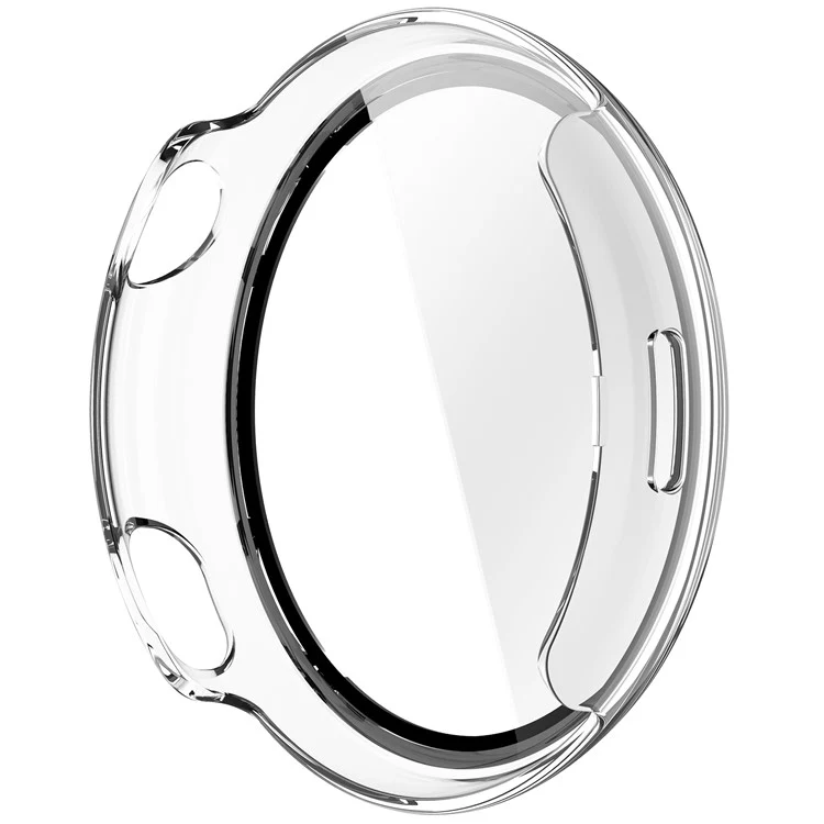 Schützend vivo Watch 5 Hülle mit Displayschutz in Glas und Silikon
