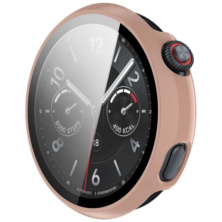 Schützend vivo Watch 5 Hülle mit Displayschutz in Glas und Silikon
