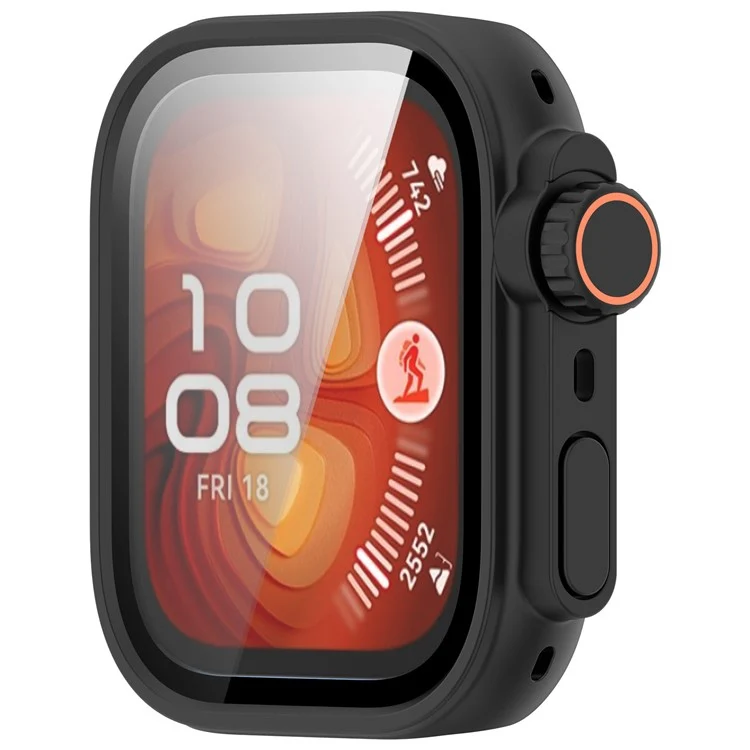 Absolut Gut Huawei Watch Fit 4 Pro Hülle mit Displayschutz in Glas und Silikon