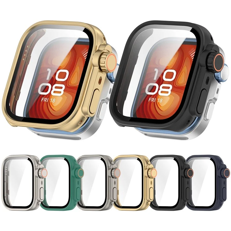 Absolut Gut Huawei Watch Fit 4 Pro Hülle mit Displayschutz in Glas und Silikon