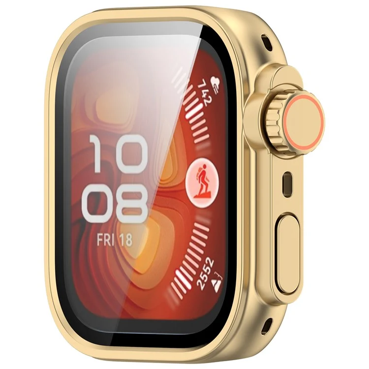 Absolut Gut Huawei Watch Fit 4 Pro Hülle mit Displayschutz in Glas und Silikon