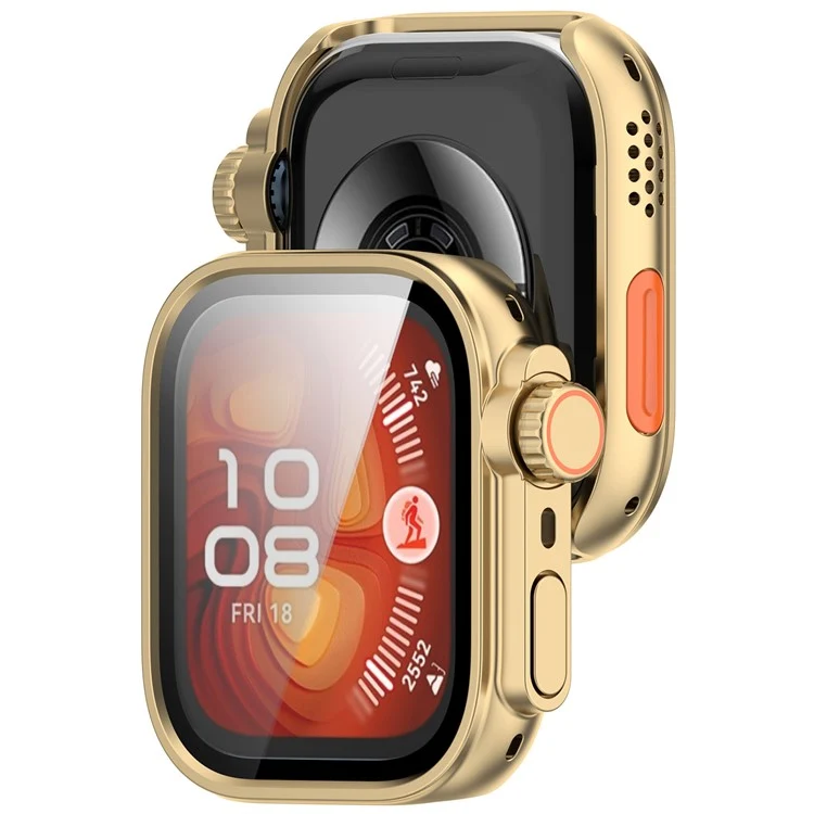 Absolut Gut Huawei Watch Fit 4 Pro Hülle mit Displayschutz in Glas und Silikon