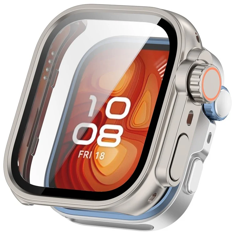 Absolut Gut Huawei Watch Fit 4 Pro Hülle mit Displayschutz in Glas und Silikon
