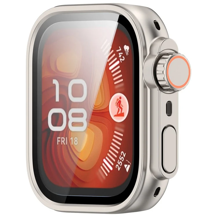 Absolut Gut Huawei Watch Fit 4 Pro Hülle mit Displayschutz in Glas und Silikon