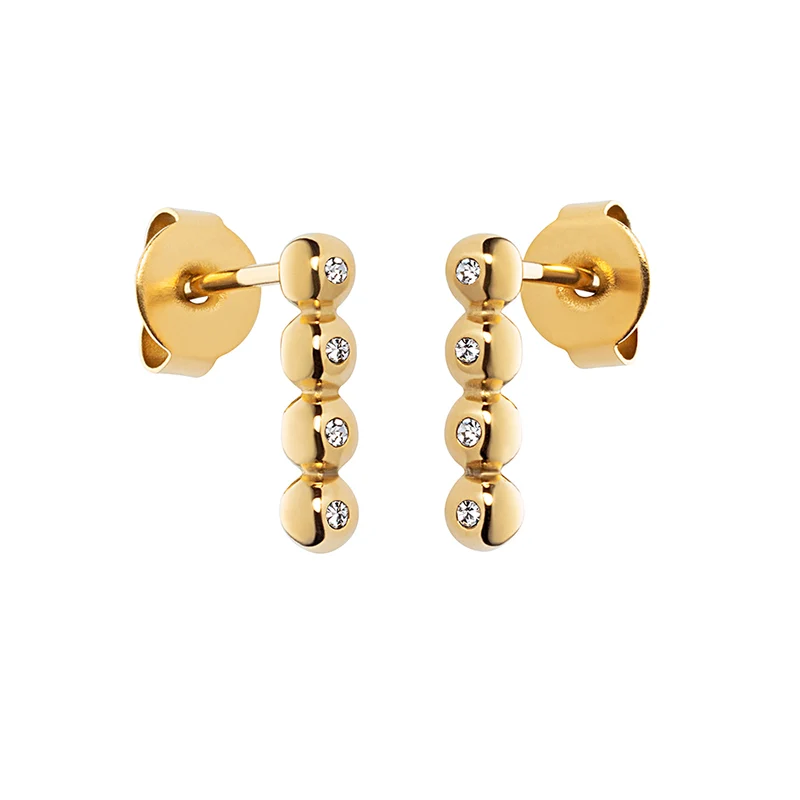 M&M Ohrstecker Modern Glam Gold | Modell 373