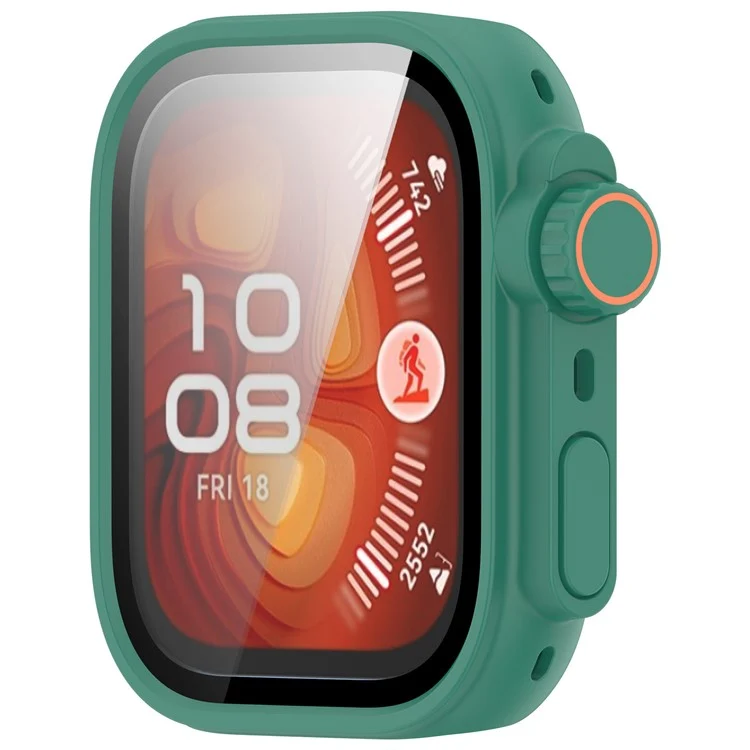 Mega Stylisch Huawei Watch Fit 4 Hülle mit Displayschutz in Glas und Silikon