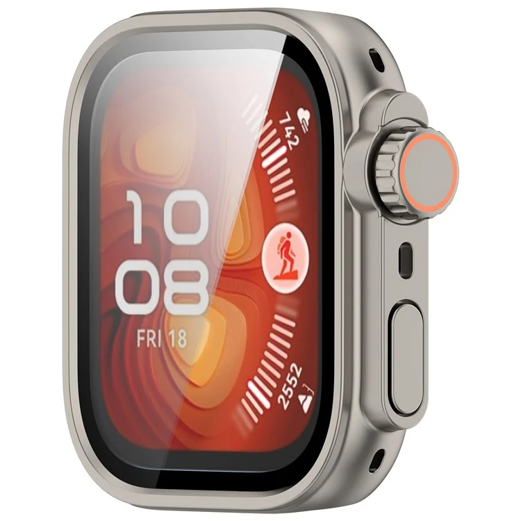 Mega Stylisch Huawei Watch Fit 4 Hülle mit Displayschutz in Glas und Silikon