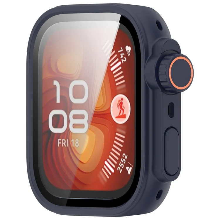 Mega Stylisch Huawei Watch Fit 4 Hülle mit Displayschutz in Glas und Silikon