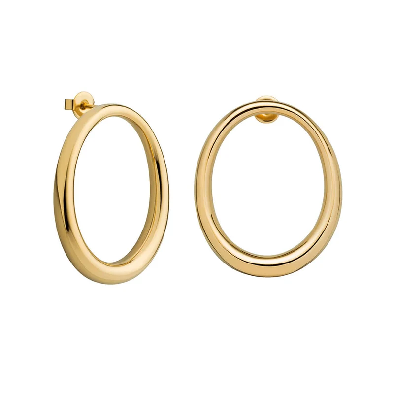 M&M Creolen Oval Collection Gold | Modell 325