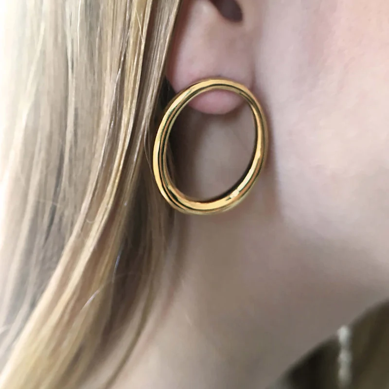 M&M Creolen Oval Collection Gold | Modell 325