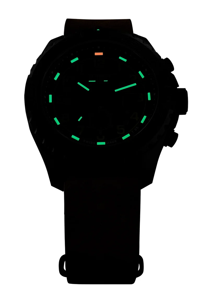 Traser P96 Outdoor Pioneer Evolution Chrono Petrol • Tritium-Leuchtindizes • Chronograph