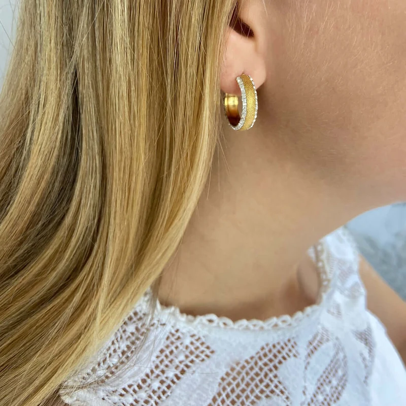 M&M Creolen Modern Glam Gold | Modell 289