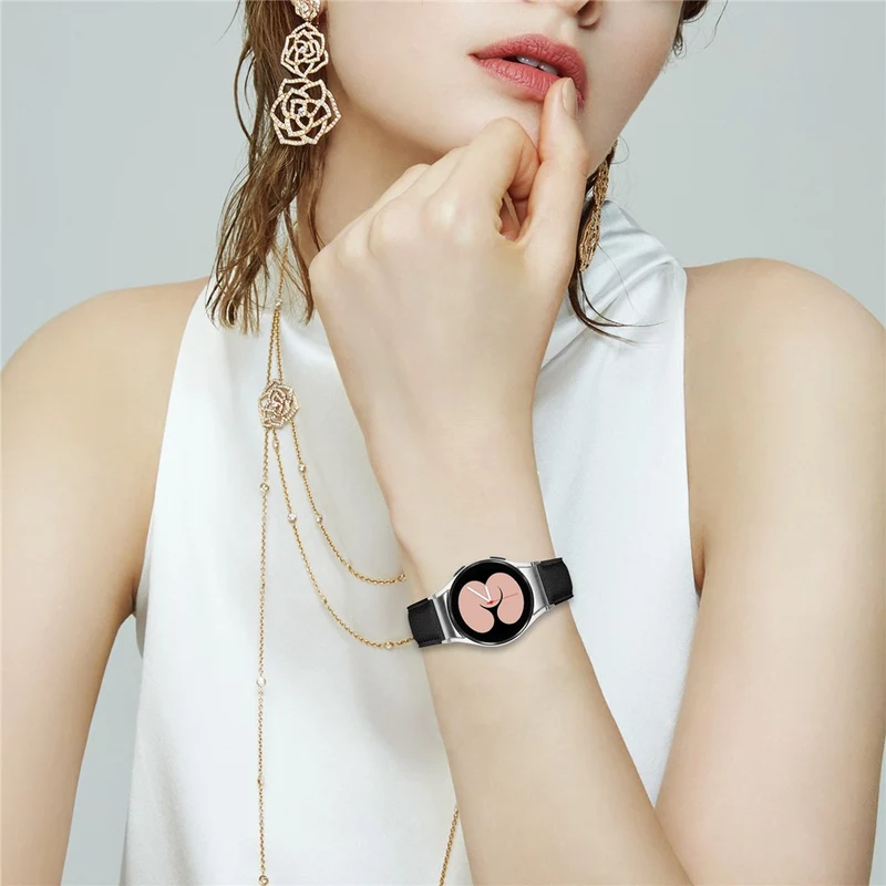 Bequem Samsung Smartwatch Kunstleder Universell Armband
