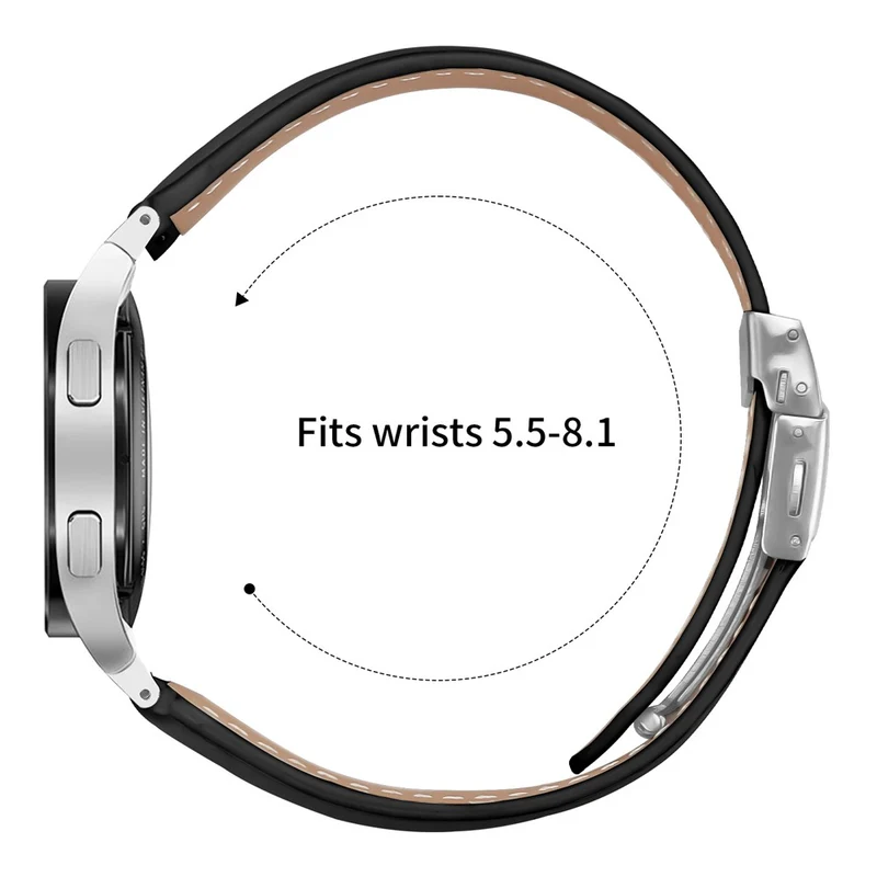 Bequem Samsung Smartwatch Kunstleder Universell Armband