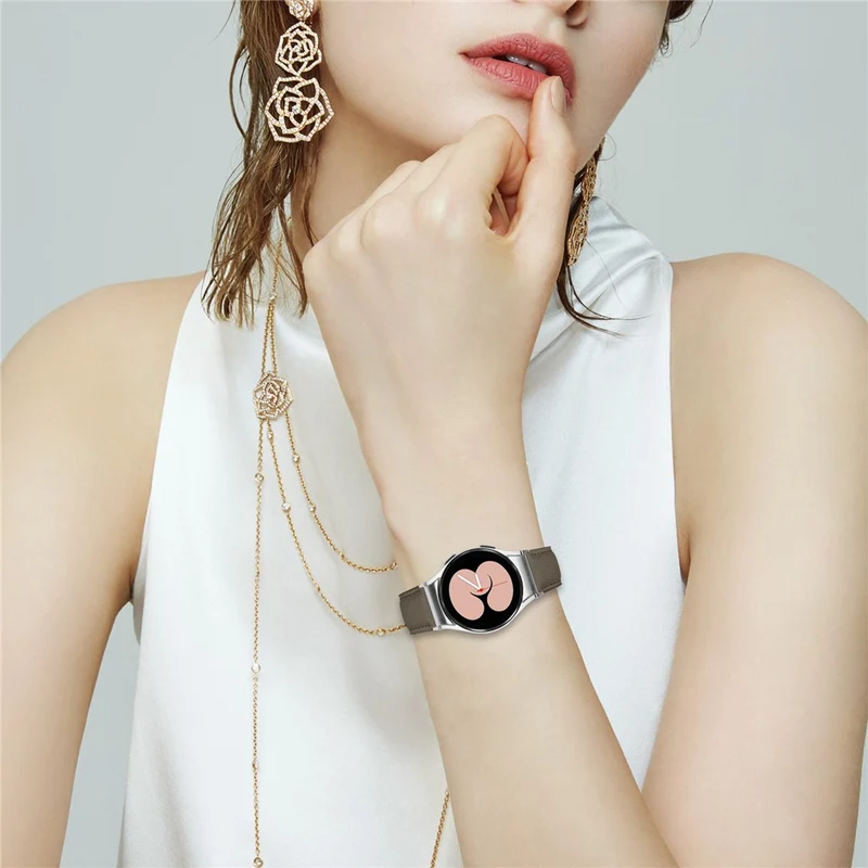 Bequem Samsung Smartwatch Kunstleder Universell Armband