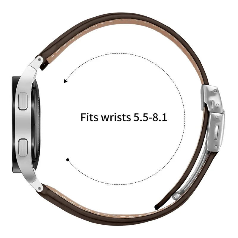 Bequem Samsung Smartwatch Kunstleder Universell Armband