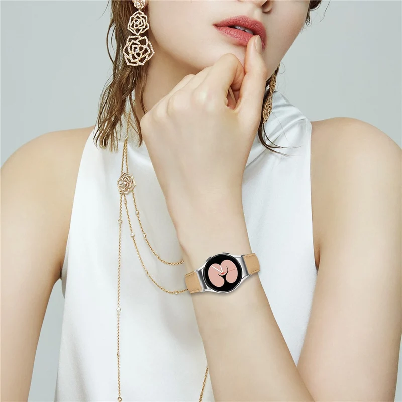 Bequem Samsung Smartwatch Kunstleder Universell Armband