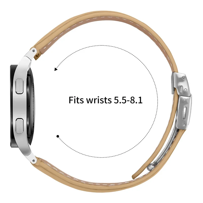 Bequem Samsung Smartwatch Kunstleder Universell Armband