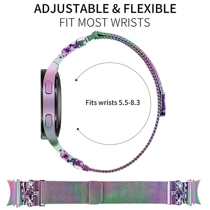 Entzückend Samsung Galaxy Watch 7 40mm / Samsung Galaxy Watch 7 44mm Metall Universell Armband