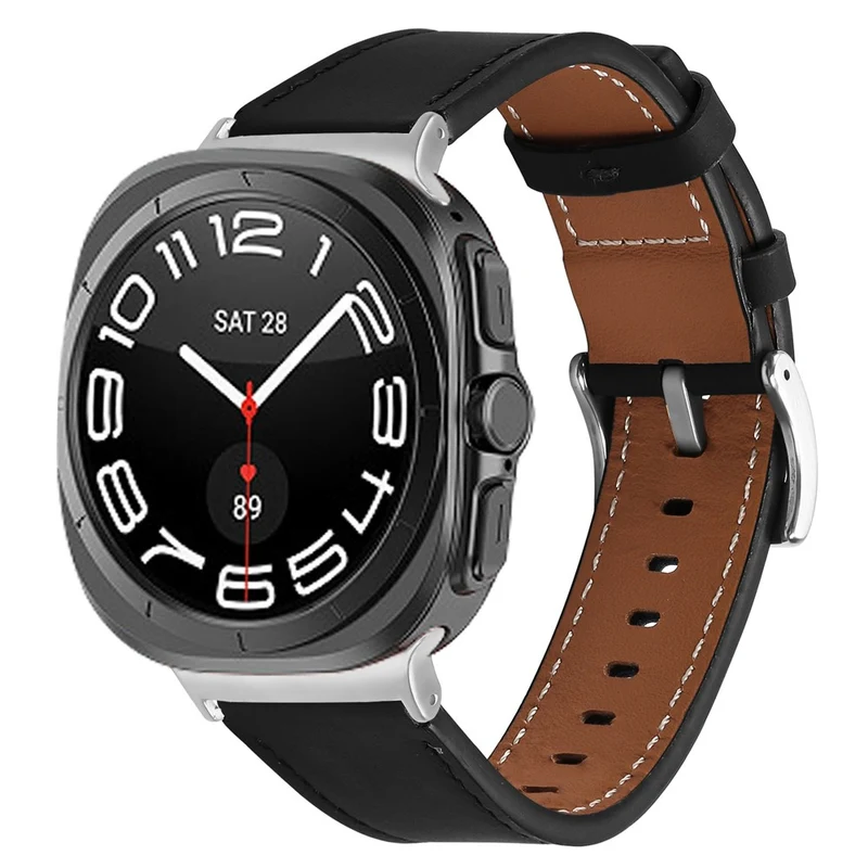 Unglaublich Bequem Samsung Smartwatch Echtes Leder Universell Armband