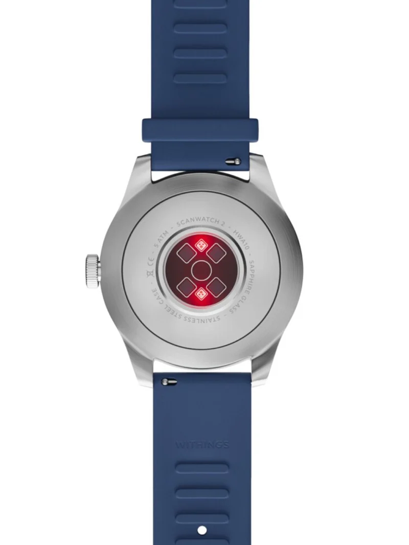 Withings ScanWatch 2 HWA10-Model-12-All-Int Herrenuhr Schwarz • Hybrid-Smartwatch mit EKG • Saphirglas