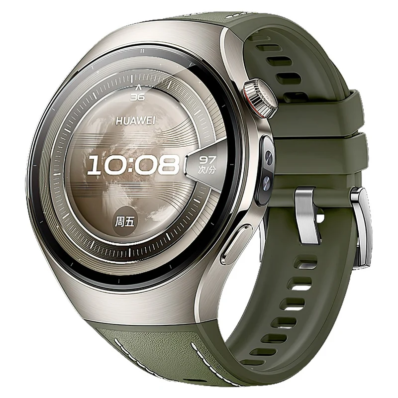 Sehr Cool Huawei Watch 5 46mm Echtes Leder Armband