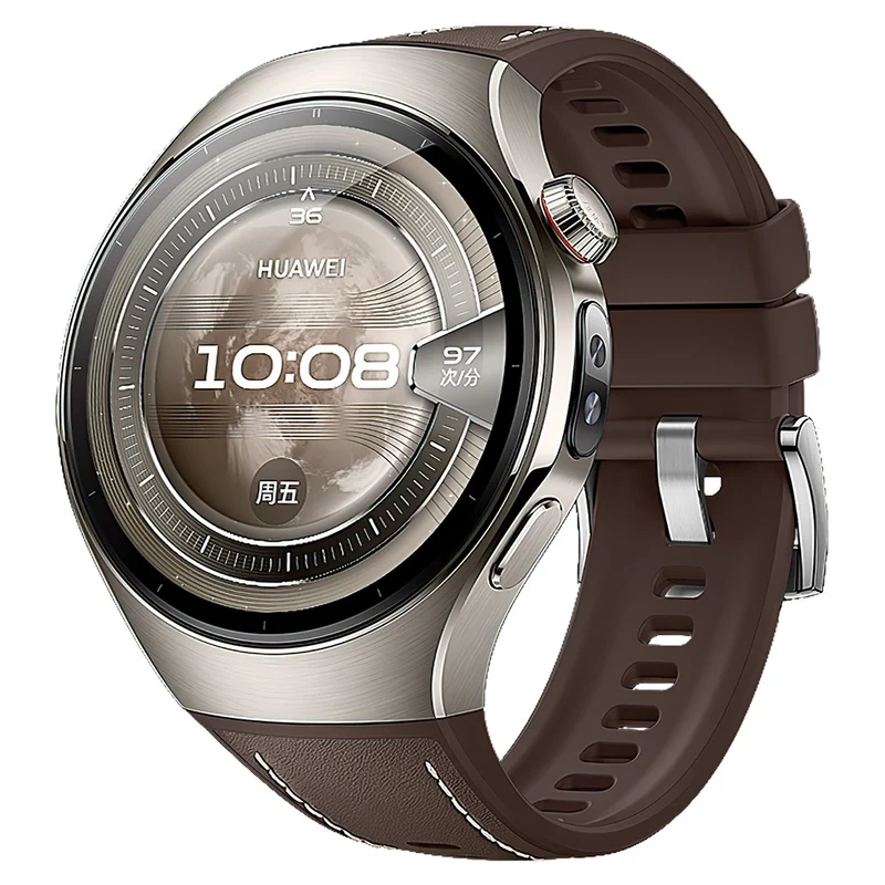 Sehr Cool Huawei Watch 5 46mm Echtes Leder Armband