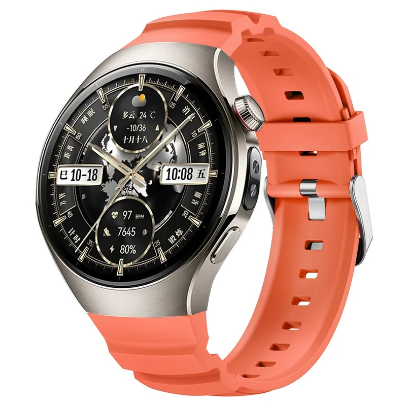 Klassisch Huawei Watch 5 46mm Silikon Armband