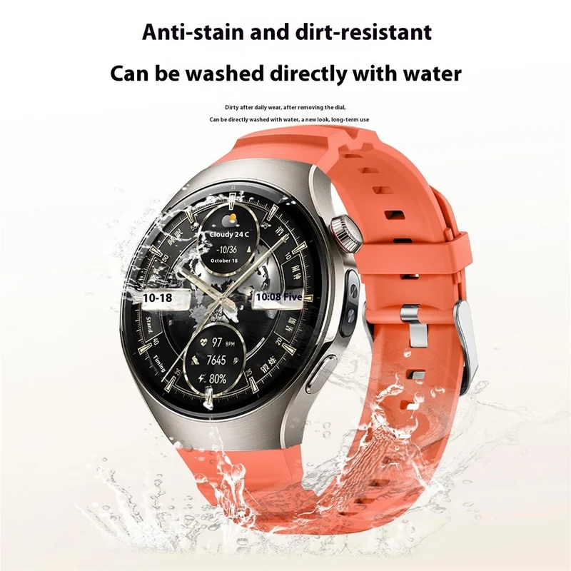 Klassisch Huawei Watch 5 46mm Silikon Armband