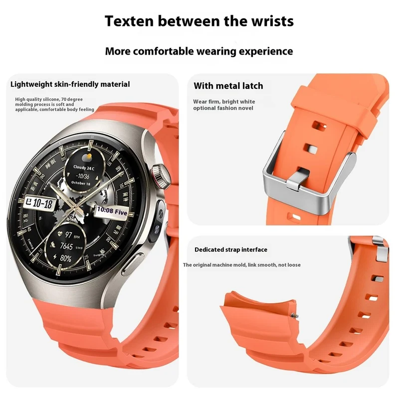 Klassisch Huawei Watch 5 46mm Silikon Armband