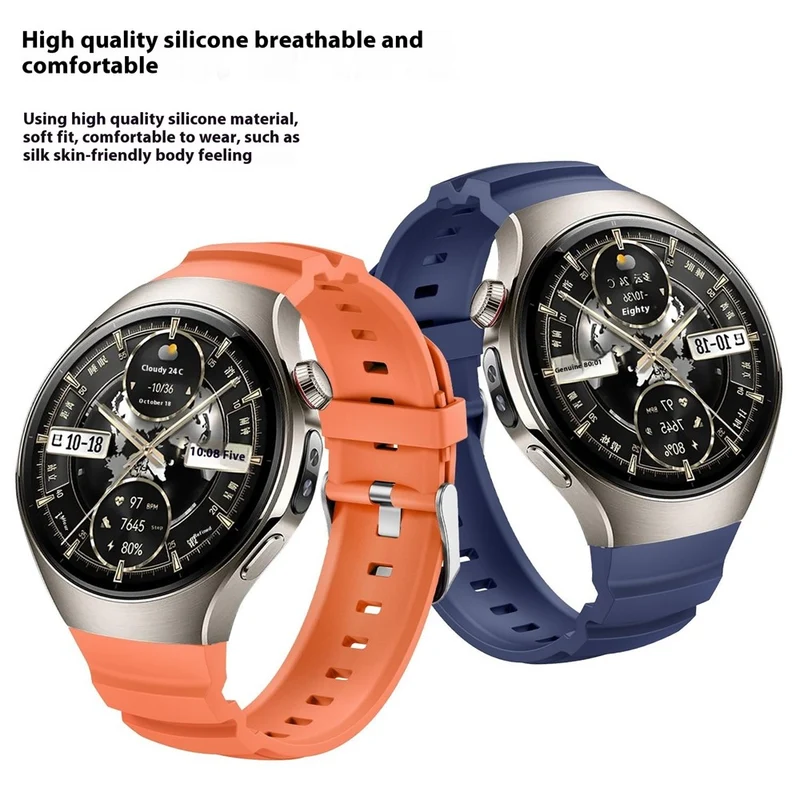 Klassisch Huawei Watch 5 46mm Silikon Armband