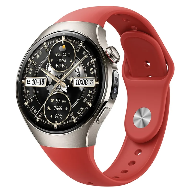 Bemerkenswert Robust Huawei Watch 5 46mm Silikon Armband