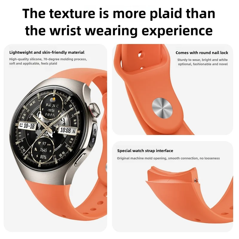 Bemerkenswert Robust Huawei Watch 5 46mm Silikon Armband