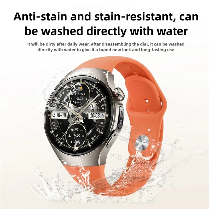 Bemerkenswert Robust Huawei Watch 5 46mm Silikon Armband