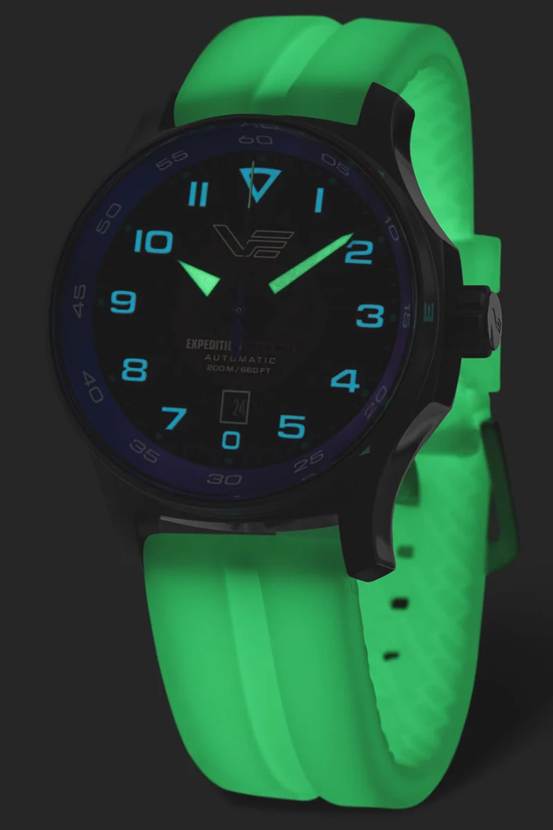 Vostok Europe Expedition South Pole YN55-592C760 Herrenuhr Weiß/Lila • Automatikwerk • 20 Bar Wasserdicht