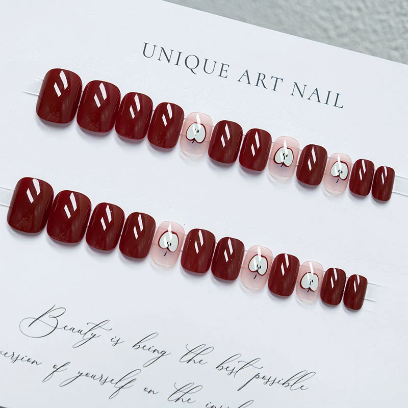 Kreative Apfel-Themen Nagelkunst