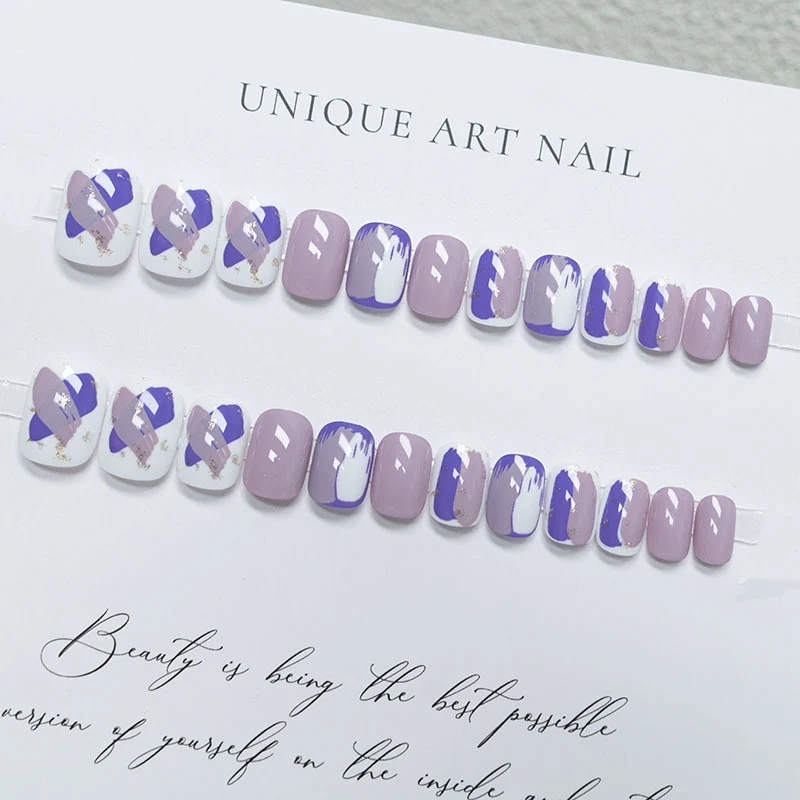 Kreatives Abstraktes Nageldesign Set