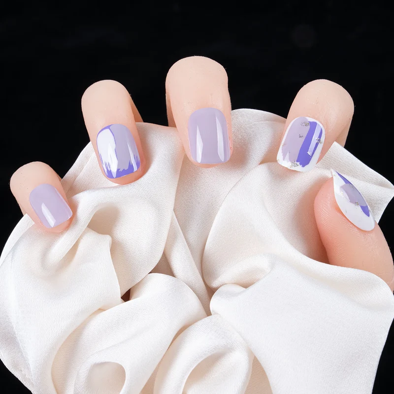 Kreatives Abstraktes Nageldesign Set