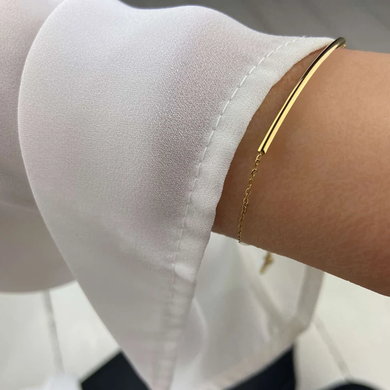 M&M Armband Fine Line Gold | Modell 377