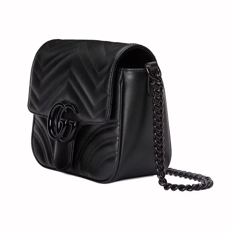 Gucci Umhängetasche Unisex GG Marmont Schwarz 826099-AAFNY-1000