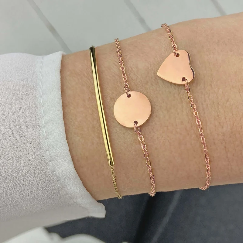 M&M Armband Fine Line Rosé | Modell 217