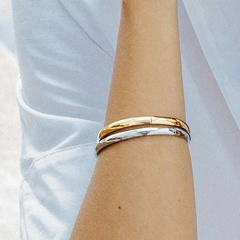 M&M Armreif Fine Line Gold | Modell 194