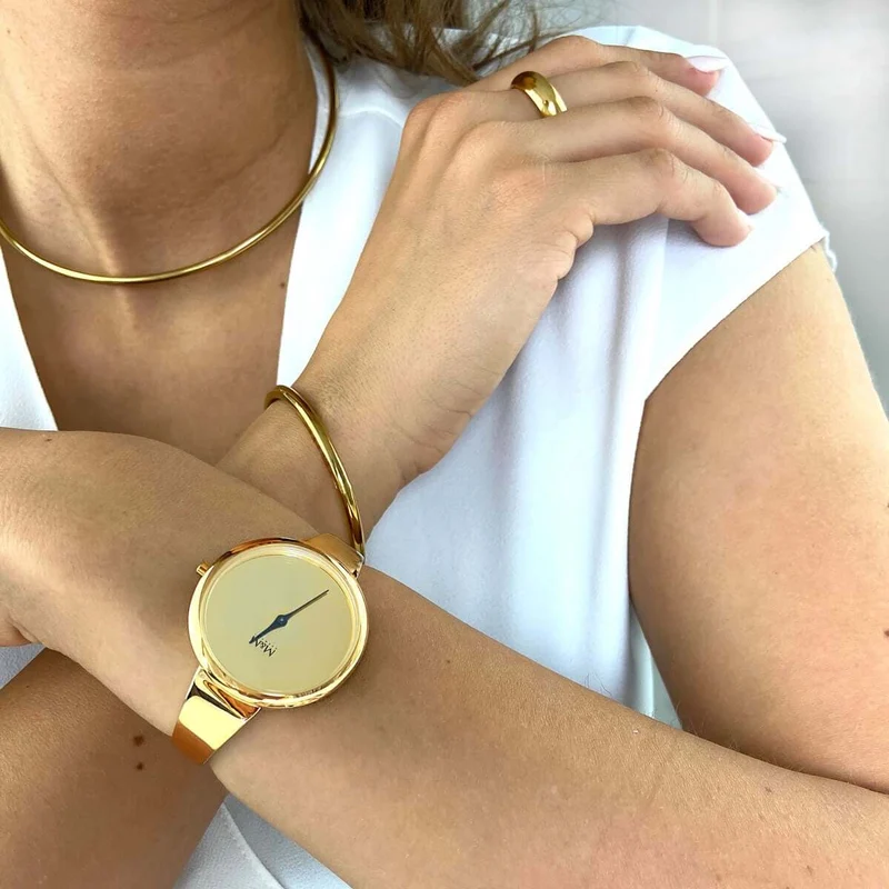 M&M Armreif Fine Line Gold | Modell 194