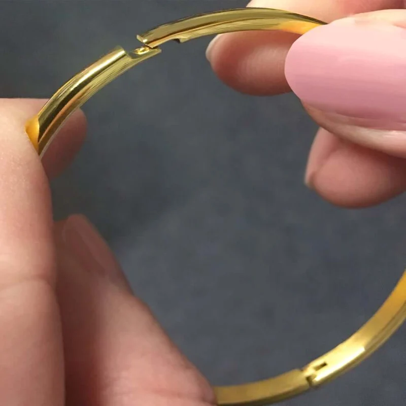 M&M Armreif Fine Line Gold | Modell 194