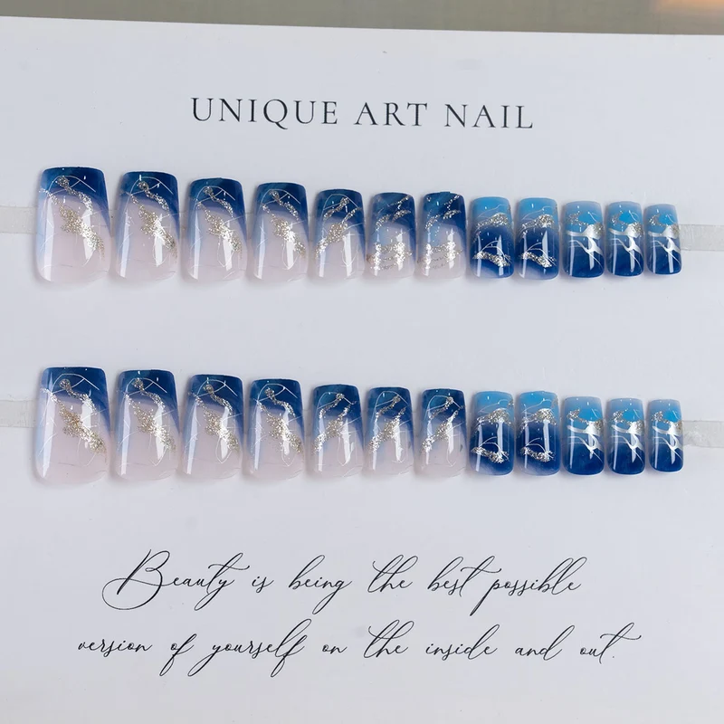 Künstlerische Transparente Acryl-Nagelspitzen