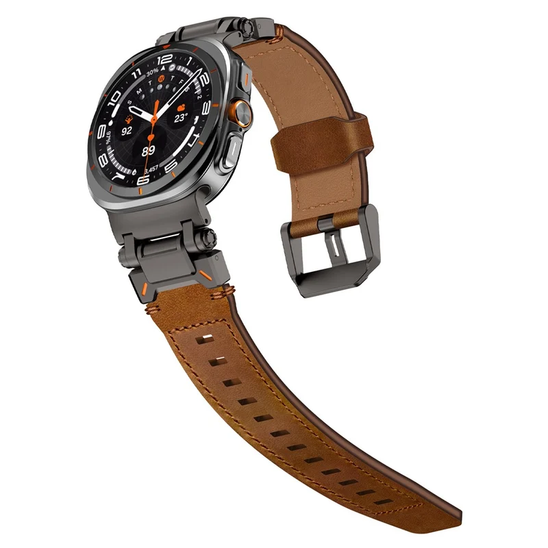 Absolut Bequem Samsung Galaxy Watch Ultra 47mm Kunstleder Armband