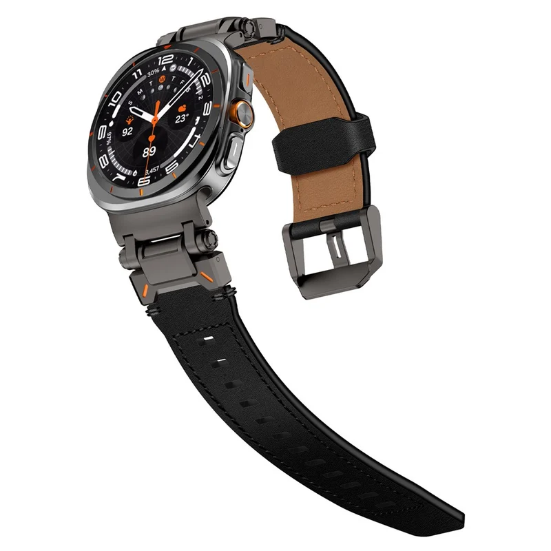 Absolut Bequem Samsung Galaxy Watch Ultra 47mm Kunstleder Armband