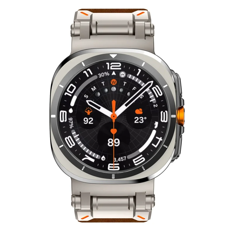 Absolut Bequem Samsung Galaxy Watch Ultra 47mm Kunstleder Armband