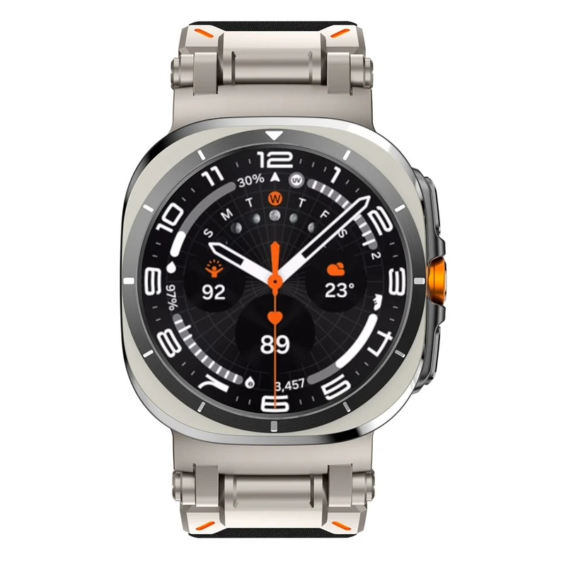 Absolut Bequem Samsung Galaxy Watch Ultra 47mm Kunstleder Armband